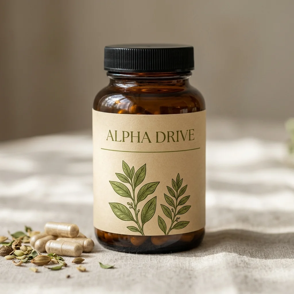 Alpha Drive supplement fles - voedingssupplement voor mannelijke vitaliteit